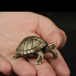 Solid Copper Turtle